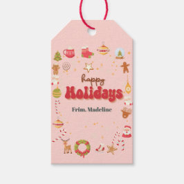 Etiquetas Para Regalos Invitación a fiesta de navidades pequeños