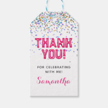 Invitación de Confetti de 5 Años