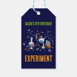 Etiquetas Para Regalos Invitaciones a cumpleaños de ciencia