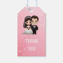 Etiquetas Para Regalos Invitaciones a la boda rosa con paracaídas de diam