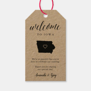 Etiquetas Para Regalos Iowa Boda Welcome