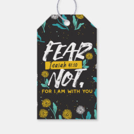 Etiquetas Para Regalos Isaías 41:10 - El miedo no es una versión Inspirad