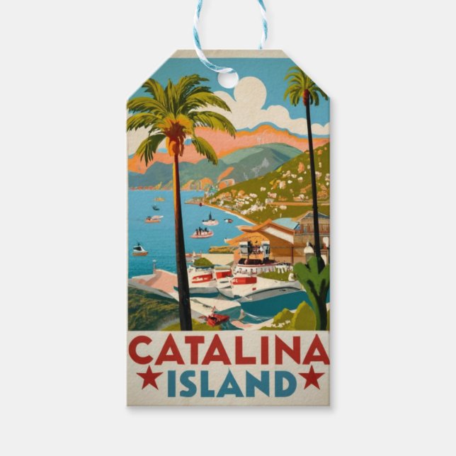 Etiquetas Para Regalos Isla Catalina (Anverso)