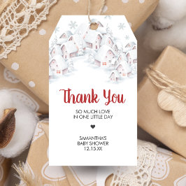 Etiquetas Para Regalos It Takes a Village Baby Shower Favor Tags