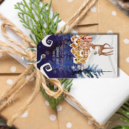 Etiquetas Para Regalos It Takes a Village Winter Fairy Girl Baby Shower 