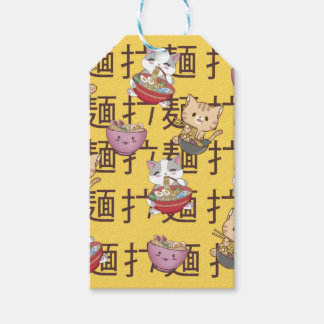 Etiquetas Para Regalos Japanese Kawaii Anime Cat Ramen Noodles