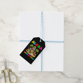 Etiquetas Para Regalos Jardín de infancia Aloha Piña Hawái Vuelta al cole