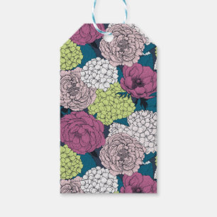 Etiquetas Para Regalos Jardín de primavera tardía