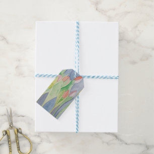 Etiquetas Para Regalos Jardín de Tulipanes