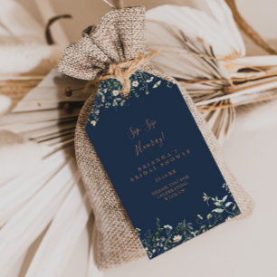 Etiquetas Para Regalos Jardín Flor silvestre Sip Sip Hooray Bridal Shower