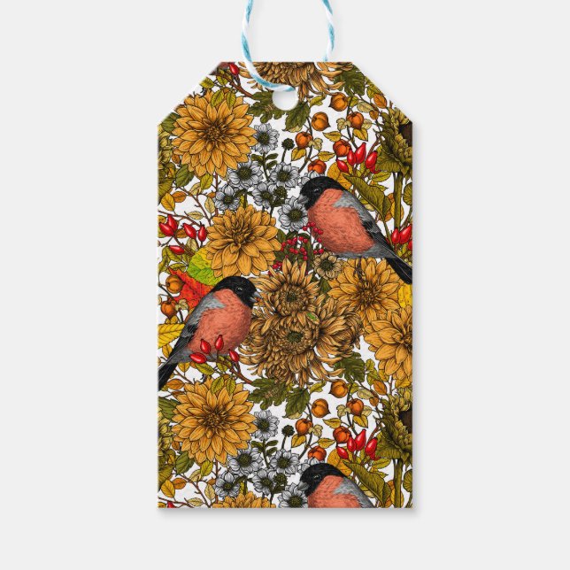 Etiquetas Para Regalos Jardín otoñal 1 (Anverso)