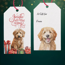Jingle All Way Goldendoodle Dog Navidades