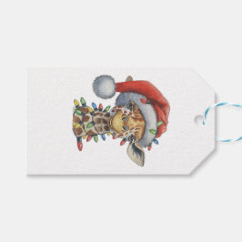 Etiquetas Para Regalos Jirafa Festiva 