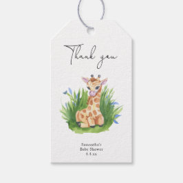 Etiquetas Para Regalos Jirafa - gracias baby shower