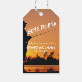Etiquetas Para Regalos Jubilación Pescador Jubilado Jugador Jubilado Juer