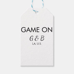 Etiquetas Para Regalos Juego activado agregar nombre de la pareja lugar d