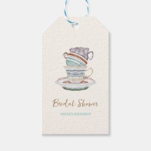 Etiquetas Para Regalos Juego de té JULIET para fiesta de Despedida de Sol
