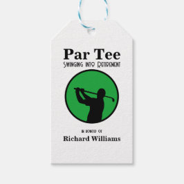 Etiquetas Para Regalos Jugador de golf retirado se está convirtiendo en j