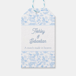 Etiquetas Para Regalos Jungle Preppy Toile de Chinoiserie