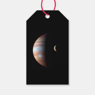 Etiquetas Para Regalos Júpiter Planeta Gigante Gaseoso y Io Luna Galilean