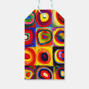 Etiquetas Para Regalos Kandinsky Farbstudie Quadrate Squares Círculos Art