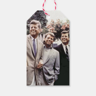 Etiquetas Para Regalos Kennedy Brothers, Presidente John, Robert y Ted