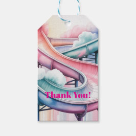 Etiquetas Para Regalos Kids’ Birthday Waterslide Party Thank You