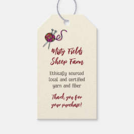 Etiquetas Para Regalos Knitting Business Tie On Tags