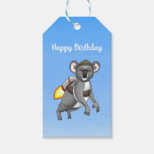 Etiquetas Para Regalos Koala Oso Cohete