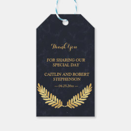 Etiquetas Para Regalos La armada del marco dorado gracias de vuelta