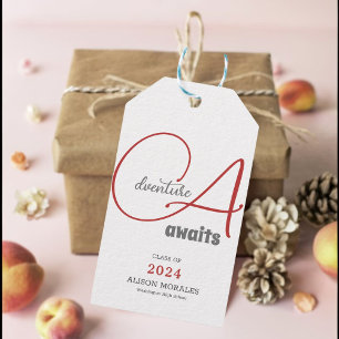 Etiquetas Para Regalos La aventura espera la graduación de la Moda fotogr