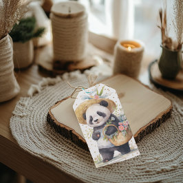 Etiquetas Para Regalos La aventura floral de Panda