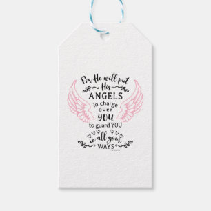 Etiquetas Para Regalos La Biblia Ángel Guardian Verse Salm 91