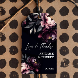 Etiquetas Para Regalos La boda favorece la modernidad oscura de las peoní