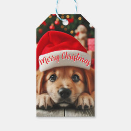Etiquetas Para Regalos La cachorra de los pequeños ayudantes de Santa