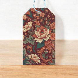 Etiquetas Para Regalos La Chinoiserie de Borgoña y el Toile de Jouy