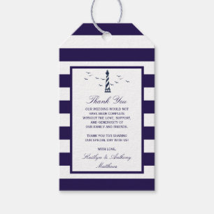 Etiquetas Para Regalos La colección de Bodas del faro náutico