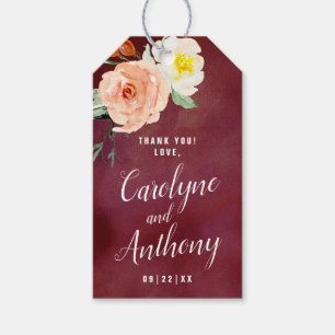 Etiquetas Para Regalos La colección de Bodas Romance In Bloom