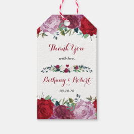 Etiquetas Para Regalos La colección romántica de Bodas florales