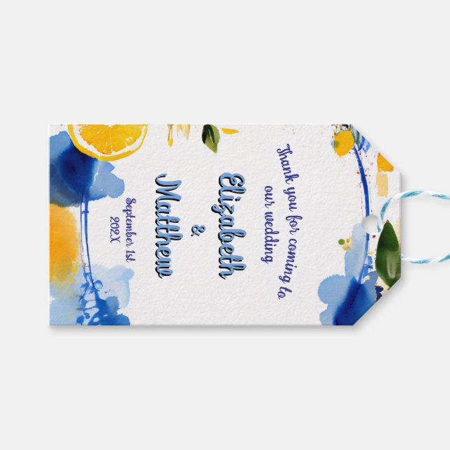 Etiquetas Para Regalos La dolce vita (Frente (Horizontal))