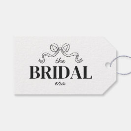 Etiquetas Para Regalos La Era Nupcial | Bosquejo de Lazo de Cinta para Du
