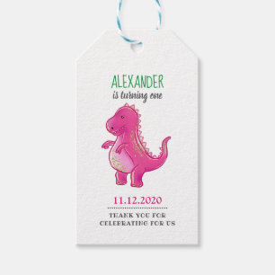 Etiquetas Para Regalos La fiesta de cumpleaños del dinosaurio el Trex
