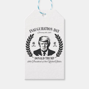 Etiquetas Para Regalos La inauguración de Trump en 2025 Orgullosa Maga
