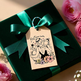 Etiquetas Para Regalos La mejor mamá mamá, niños y personalizado de flore