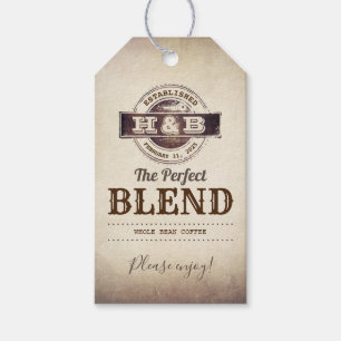 Etiquetas Para Regalos La mezcla perfecta de Bodas y cafés