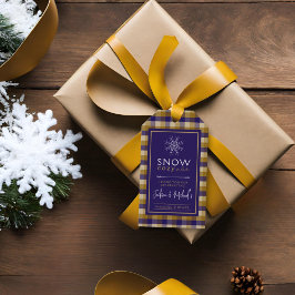 Etiquetas Para Regalos La Moda del abuelo puso la nieve fresca y acogedor