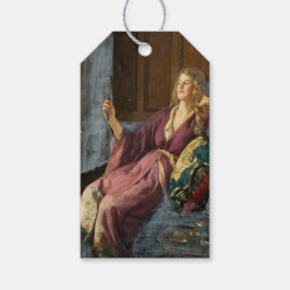 Etiquetas Para Regalos La mujer coqueta (de John Collier)