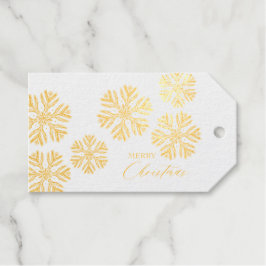 Etiquetas Para Regalos La nieve dorada echa a perder la Feliz Navidad