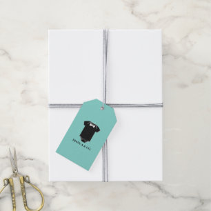 Etiquetas Para Regalos La pequeña ducha del hombre del BEBÉ y del CO