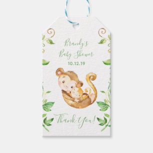 Etiquetas Para Regalos La selva Baby Shower del parque zoológico del mon